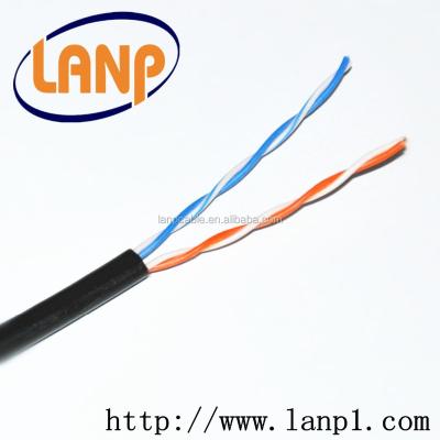 China CAT3 Telephone Cable UTP/24AWG/2P 2*0.5MM COPPER LP-CAT3-2P for sale