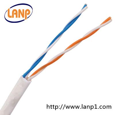 China Telephone Cable CAT3 UTP/24AWG/2P 2*0.5MM Cat3 COPPER for sale