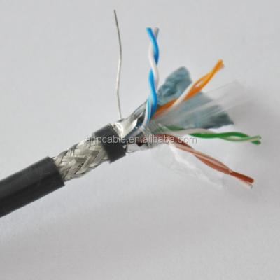 China SFTP CAT6 Solid Copper Cable 23awg LP-CAT6-2 for sale