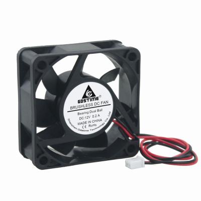 China Double 2pin Cooler 12V 6025 Fan Power Supply Unit High Speed ​​Farms Brushless PSU Fan Double 2pin Ball Bearing of 60mm x 25mm DC for Apw3 Apw7 for sale