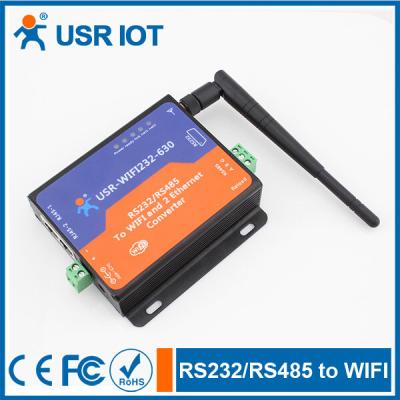 China [USR-WIFI232-630] Serial RS232/ RS485 to Wifi Server with 2 Channel RJ45 for sale