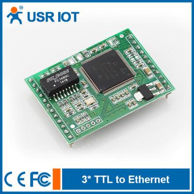 China [USR-TCP232-ED2]  3*TTL Interface TTL to Ethernet TCP/IP Module with DIP type for sale