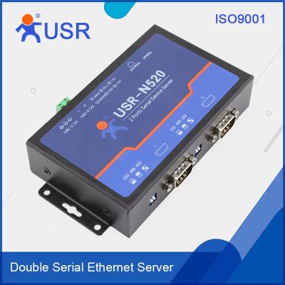 China [USR-N540] Industrial Four Serial port RS232/RS485/RS422 to Ethernet TCP Converter with Modbus function for sale