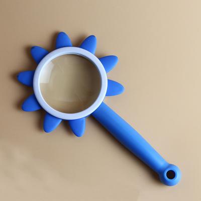 China 75MM Star Time Factory 75MM Lens Children's Science and Education Toy XT-1 Sunflower Handheld Portable Magnifying Glass for sale