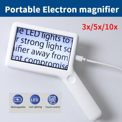 China Plastic+Metal Xingte xt-8686 portable high definition electronic vision aid low vision reading and electronic digital journal magnifying gla for sale