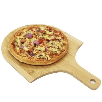 China Viable Bamboo Cutting Board and Cheese Tray Pizza Paddle Pizza Pizza Crust Tray for sale