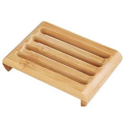 China Simplicity Bathroom Bamboo Wooden Soap Holder Shower Natural Bamboo Wooden Soap Dish Soap Dish for sale