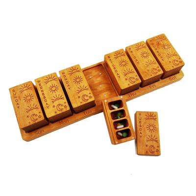 China Wholesale Storage 7 Day Night 4 Pill Box Modular Pill Organizer Next Day for sale