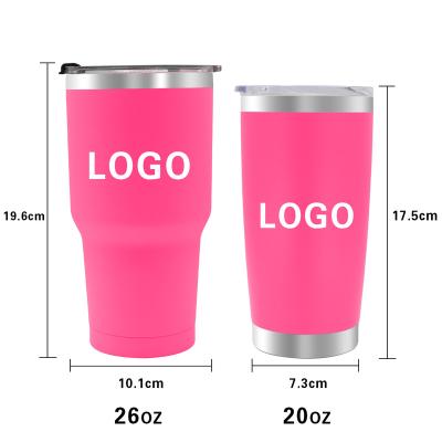 China Sustainable Wholesale 20 Oz Tumbler Stainless Steel Thermal Beer Mugs Customized Cold And Hot Mug Vacuum Insulated Coffee Travel Mug for sale