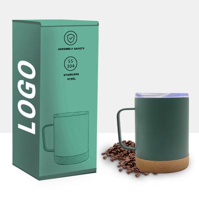 China Sustainable 300ml Portable Coffee Tumbler Juicer Cup Juice Tumbler Stainless Steel Handgrip Cup Coffee Mugs In Bulk for sale