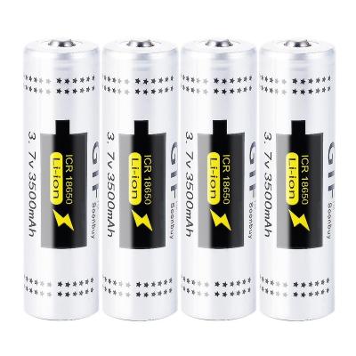 China High Capacity 18650 Battery 3500mAh 3.7V 5C Lithium Ion Battery Small Size Pack for sale