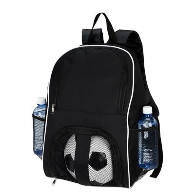 China Custom Logo School Food Sport Bag Anti-theft Volleyball Basketball Football Soccer Backpack With Ball Compartment for sale