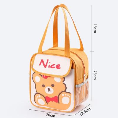 China Thermal Tote Cooler Bag Lovely School Kids Picnic Travel Shoulder Lunch Bag Cartoon Kids Students Food Insulated Bag for sale