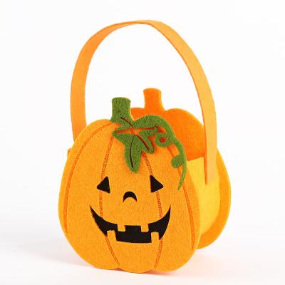 China Lady Halloween Pumpkin Candy Bags For Kids Halloween Portable Tote Storage Bag For Candy Toy Gift for sale