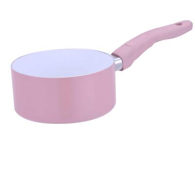 China Cookware Aluminum Nonstick Round Pan Viable Small Pressed Pot For Home Kitchen for sale