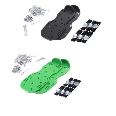 China Convenient Varieties Lawn Aerator Shoes Grass Aerating Spike Sandals For Lawns With Non-Slip Stainless Steel Shovel Soil Aeration Metal Male for sale