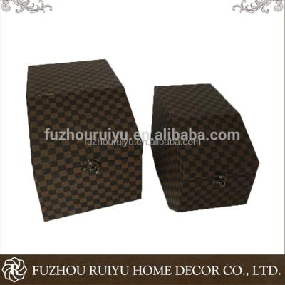 China Retro Classic Wood Production Antic Glossy Wooden Jewelry Box for sale