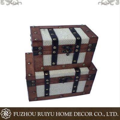 China Retro China OEM Handmade Classic White Wooden Lock With Stash Box for sale