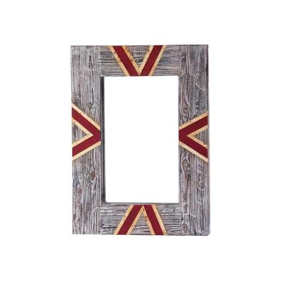 China Wholesale high quality natural wood framed mirror wooden frame wood for sale