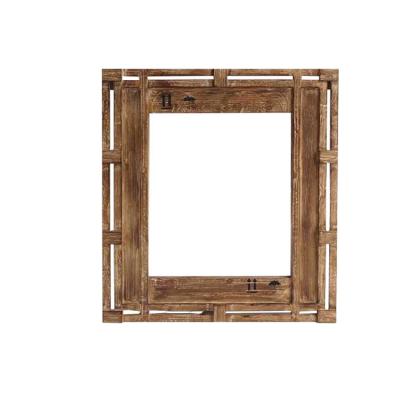 China Wholesale High Quality Wooden Frame Wood Picture Frame With Mirror for sale