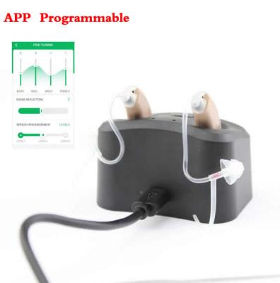 China 2020 New Rechargeable NiMH Hearing Aid Digital Rechargeable Wireless Hearing Aid Rechargeable To APP Wireless Hearing Aid à venda