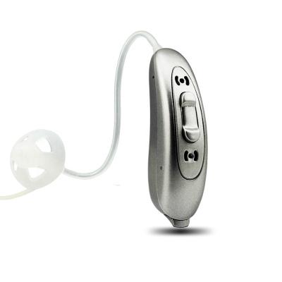 China 4 Channels Blue BTE APP Tooth Hearing Aid OE Digital Hearing Amplifier With 4 Channels WDRC Amplifier for sale