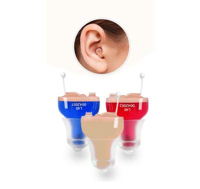 China Mini Invisible CIC Hearing Aid CIC Hearing Aid Hearing Aid With Red/Blue Colors à venda