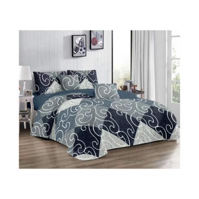 China Accept Customized Popular Bedding Sets Professional Custom Made Three Piece Casual Design Fleece Bedding Set for sale