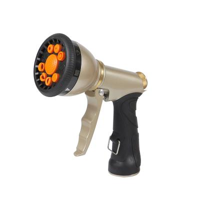 China Variable Spray Patterns Sensitive Appearance 9 Pattern Front Trigger Nozzle For High Pressure Washer For Garden for sale