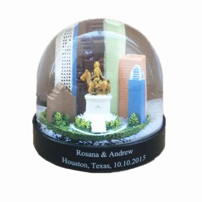 China China Make Your Own Custom 3D Snow Globe Plastic Snow Globe Water Globe For Sale for sale