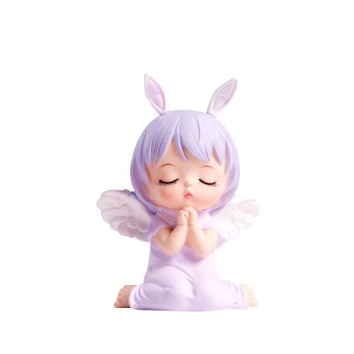 China Industrial Cake Decorating Ornaments Cartoon Toy Angel Children's Birthday Cake Baking Ornaments for sale