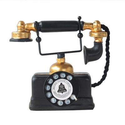 China Europe Retro Old Home Decoration Telephone Shape Ornament Telephone Crafts Wholesales for sale