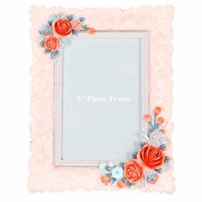 China Photo Frame /Home Decoration Wedding Decoration Keepsake Resin Picture Photo Frame Flower Picture Frame for sale