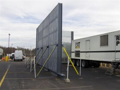 China Pared de barrera acústica/sonora/ruidosa temporal instalada rápidamente en venta