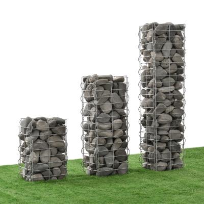 China Landscape Gabion Pillars/Towers, Stone Columns, Gabion Columns for Garden for sale