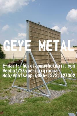 China Temporary Perforated Metal Noise Barrier Wall for Construction Sites, Portable Sound|Acoustic Panels for sale