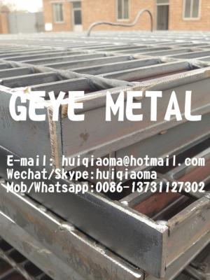 China Plain I-Bar Steel Gratings, Welded Metal Bar Gratings for Platform, Flooring,Trench Covers for sale