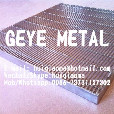 China Stainless Steel High Heel Guard Wedge Wire Gratings, Welded Linear Shower/Floor Drain Grates, Anti-Slip for sale