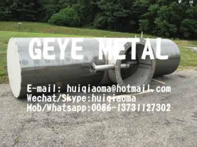 China Wedge Wire Screens/ Cylinders for Water Intake & Treatment, Industrial Intake Tee Screens, Drum Intake Screens for sale