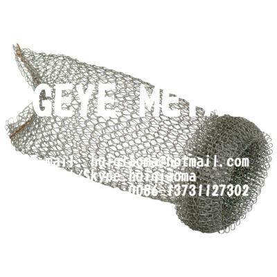 China Metal Knitted Mesh Traps, Clothes Washing Machine Wire Mesh Lint Traps Laundry Sink Drain Hose Screen Filter w/ Ties for sale