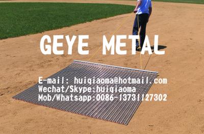 China Hot-dipped Galvanized Steel Drag Mats for Tennis Court/ Baseball/Soccer Field/Playground,Clay Mats,Sand Drag Mats for sale