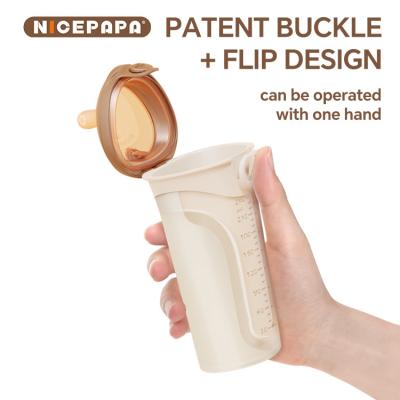 China NICEPAPA FLIP-CAP Durable BPA-Free Food Grade Silicone Baby Bottle Hollow Scale Easy Grip (Cross hole M) zu verkaufen