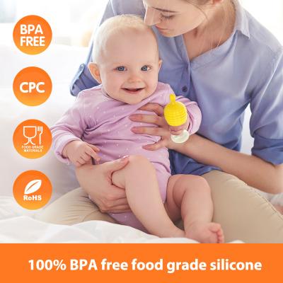 China Baby-Nippel-Silikon Teether-Friedensstifter-Nahrungsmittelgrad BPA frei mit Abdeckungs-Kasten zu verkaufen