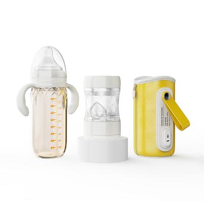 China Reiseim Freien Muttermilch Glas-Flasche 3 in 1 Hauptbaby-Glas-Saugflasche zu verkaufen