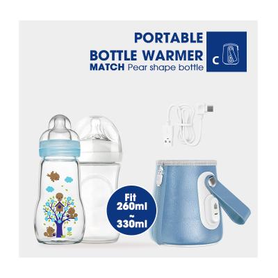 Chine PVC portatif BPA de réchauffeur de bouteille de voyage d'USB de lait maternel libre pour l'alimentation de nuit à vendre