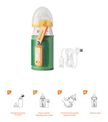 China PVC del bolso del calentador de la botella del control de la temperatura de la leche materna libre con la exhibición del LCD en venta