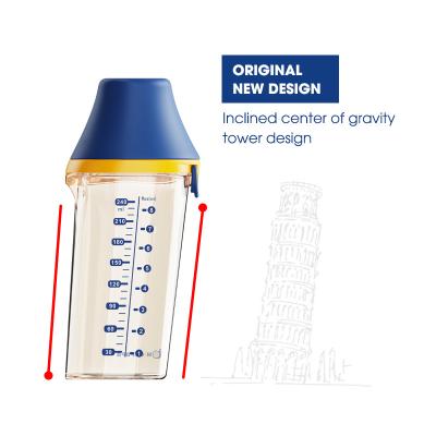 중국 신생아들을 위한 고속 중성자 매질 서류 모유 수유 병 PPSU 플립 캡 240 밀리람베르트 판매용