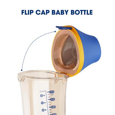 China Garrafas de alimentação livres do fluxo BPA do triângulo PPSU Flip Cap Baby Bottle Medium à venda