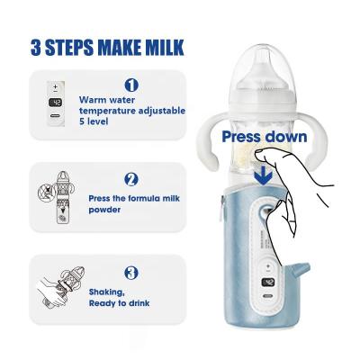 China Travel 3 In 1 Baby Bottle 240ml Portable Formula Newborn Anti Colic Bottles for sale