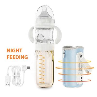 China Night PPSU Feeding Bottle Anti Colic 240ml Formula Making Bottles for sale